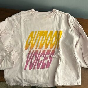 Outdoor voices sweatshirt